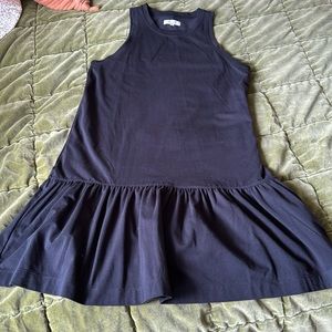 Madewell Brightside Ruffle Tank Mini Dress